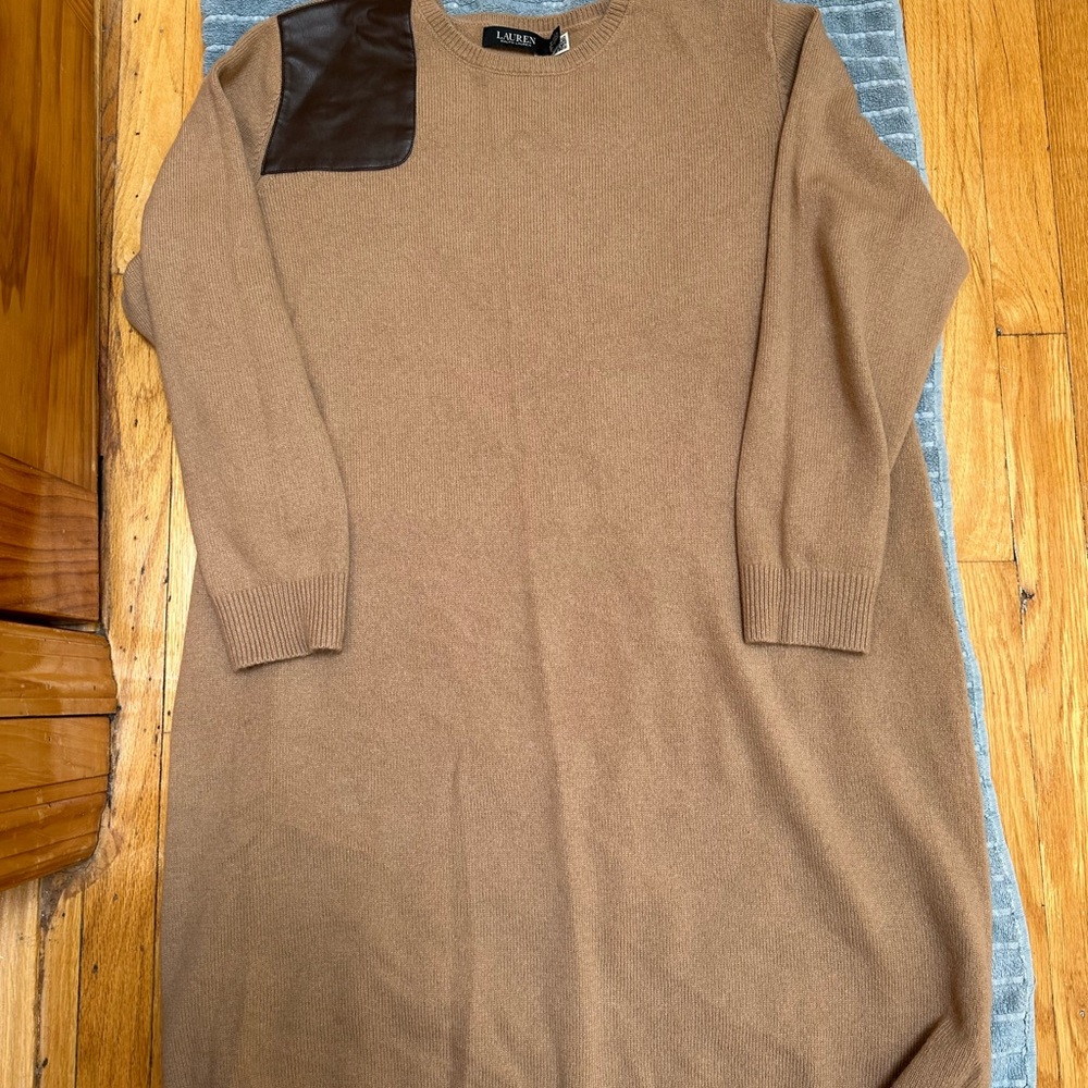 Ralph Lauren Tan Knit Sweater
